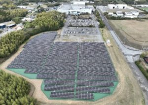 朋和産業__干潟工場太陽光発電設備